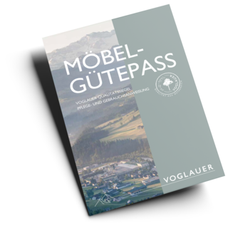 Voglauer Möbelgütepass Cover
