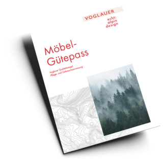 Voglauer Möbelgütepass Cover