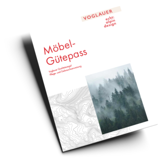 Voglauer Möbelgütepass Cover