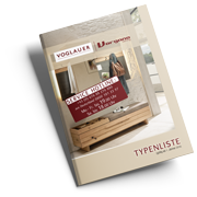 Voglauer Typenliste V-Organo coming
