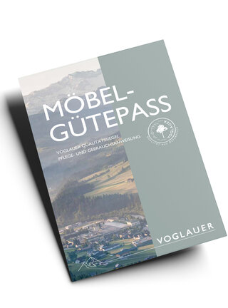 Voglauer Möbelgütepass Cover