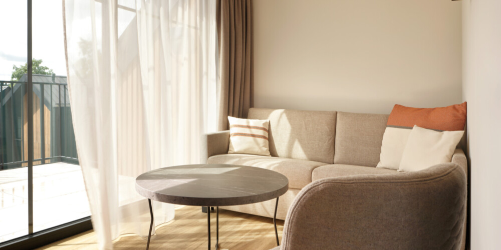 Sofaecke mit Aussicht Balkon